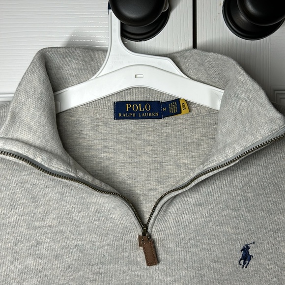 Polo by Ralph Lauren men’s zip up Sweater. Size Medium. - Picture 7 of 8